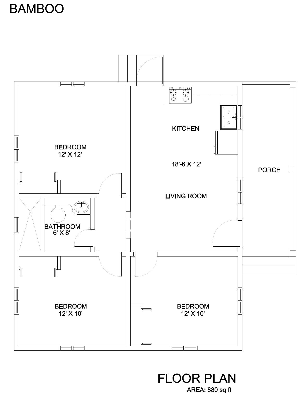 Bamboo (Option 1) floor plan