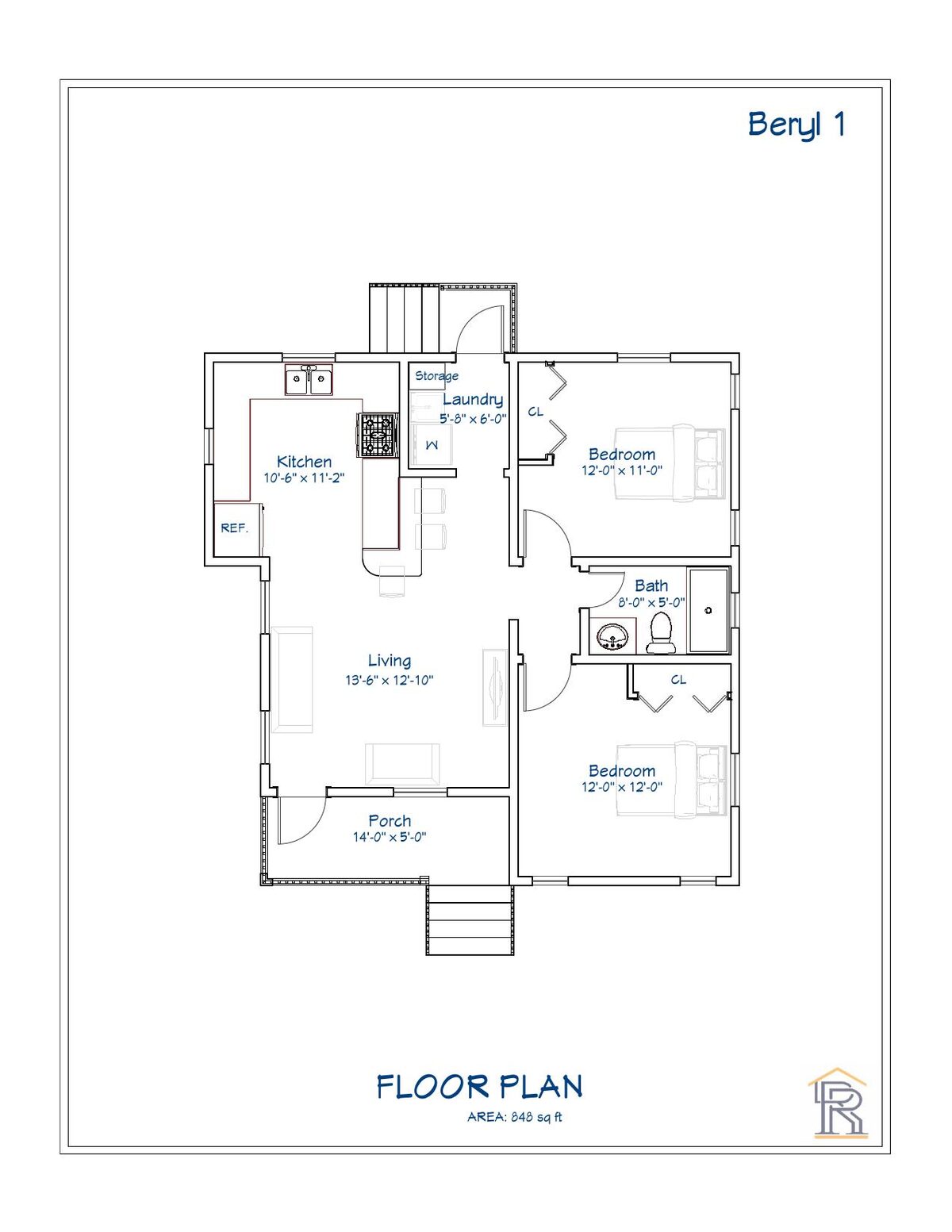 Beryl 1 floor plan