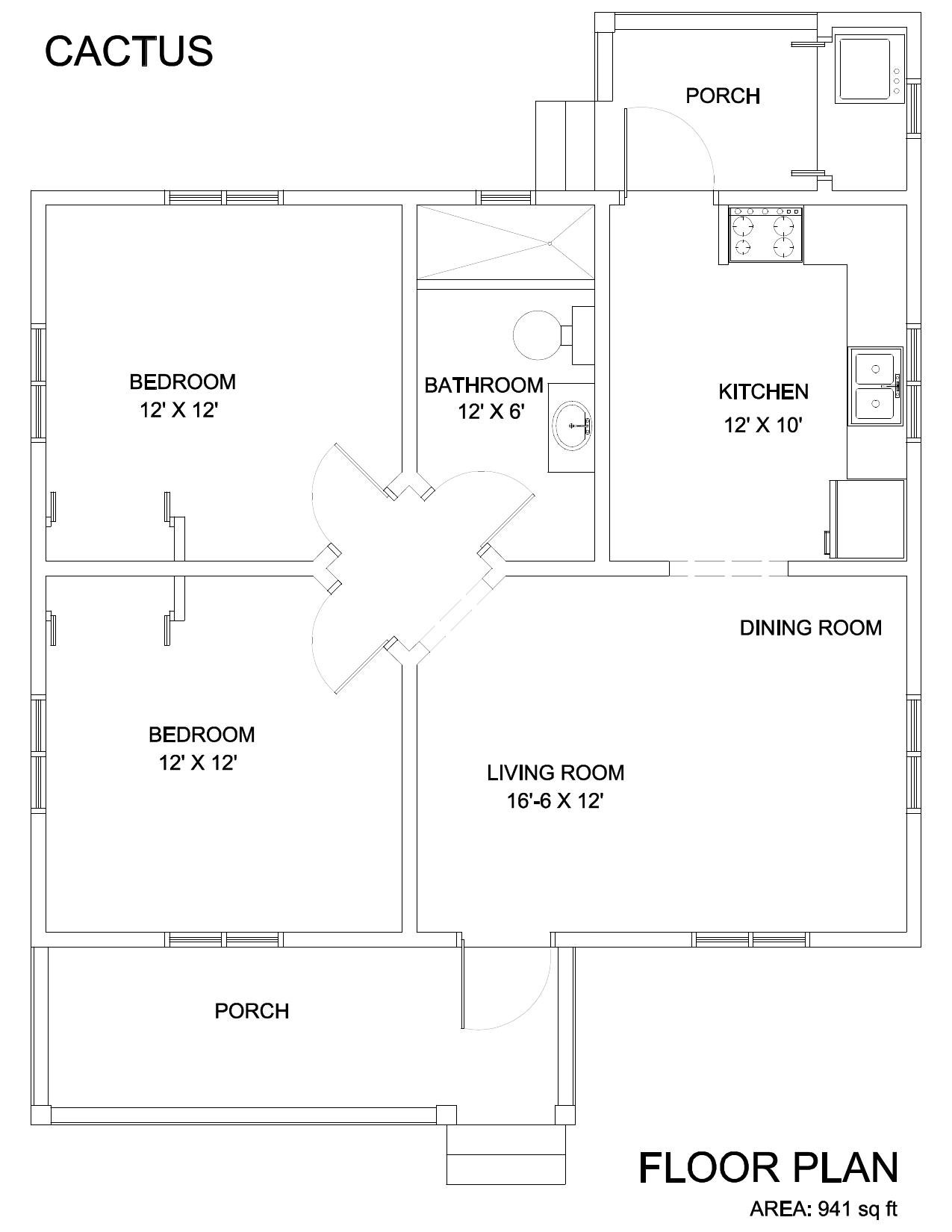Cactus floor plan