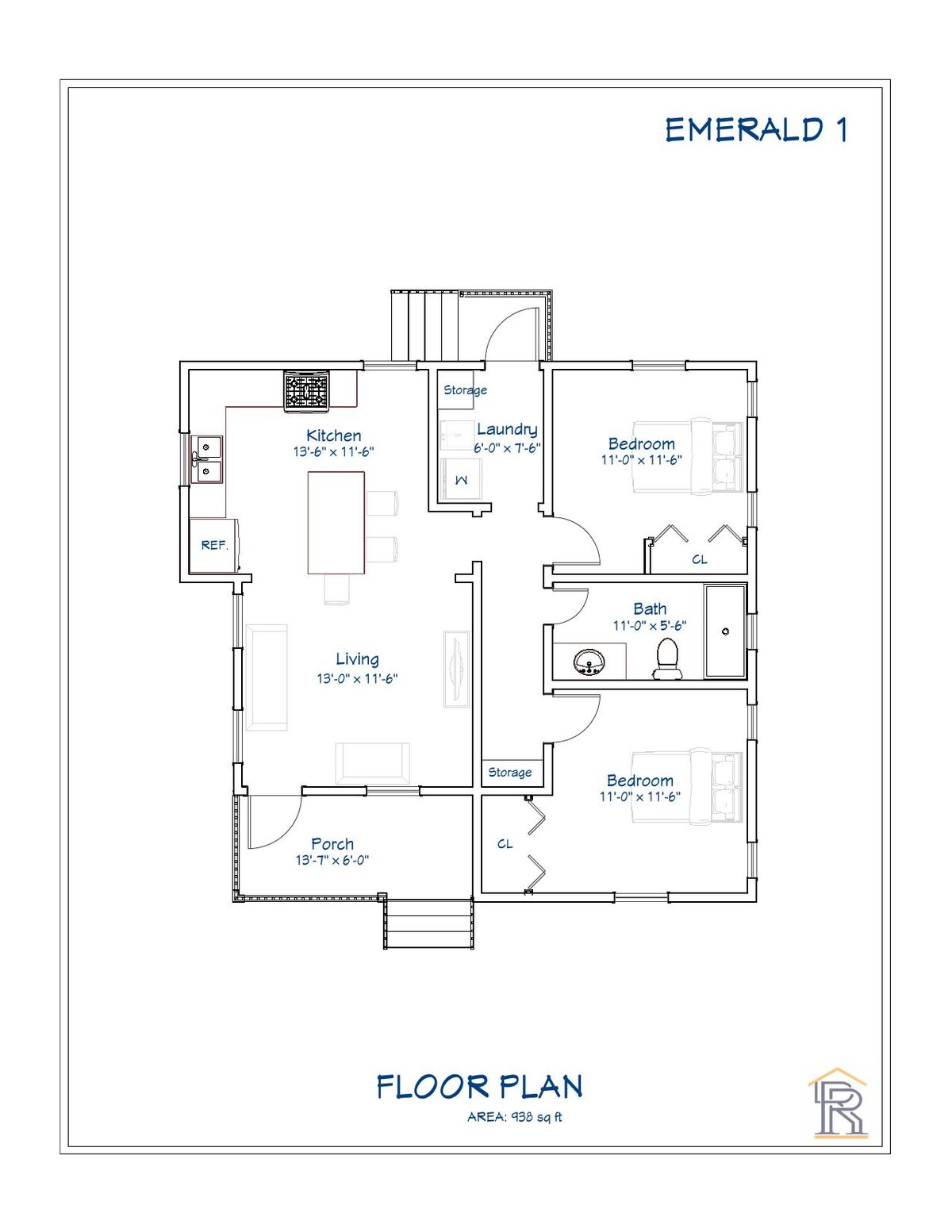 Emerald 1 floor plan