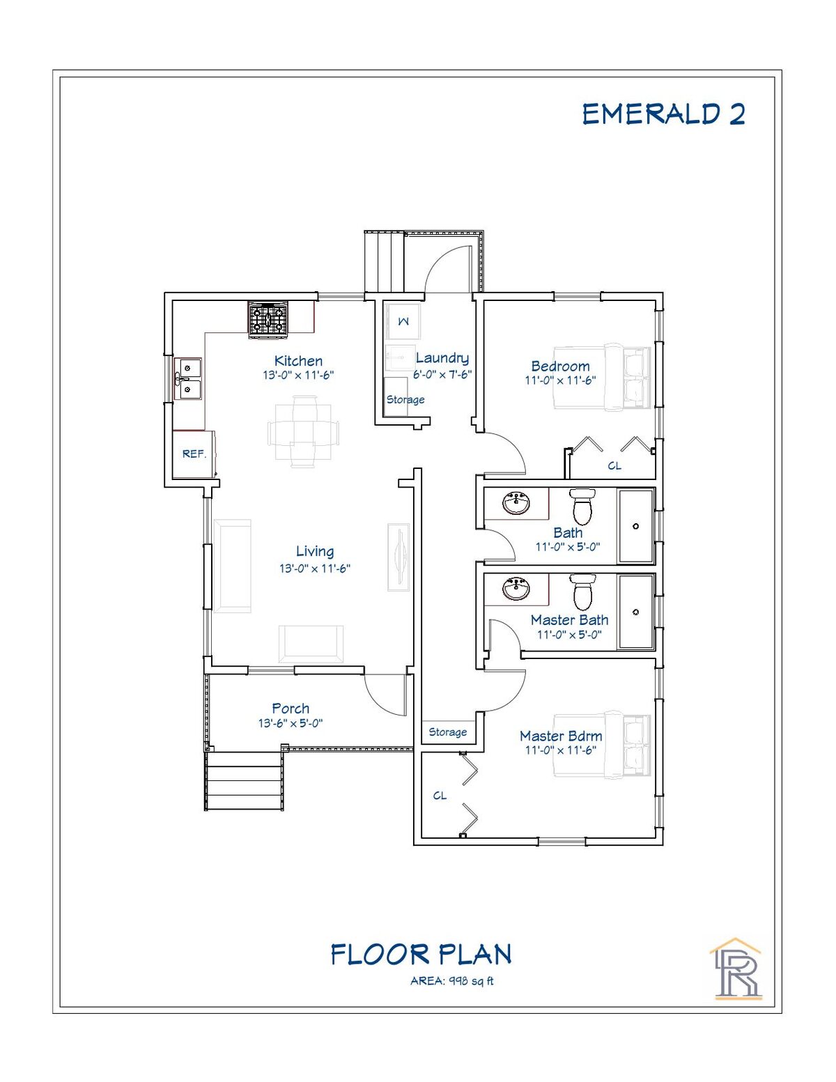 Emerald 2 floor plan