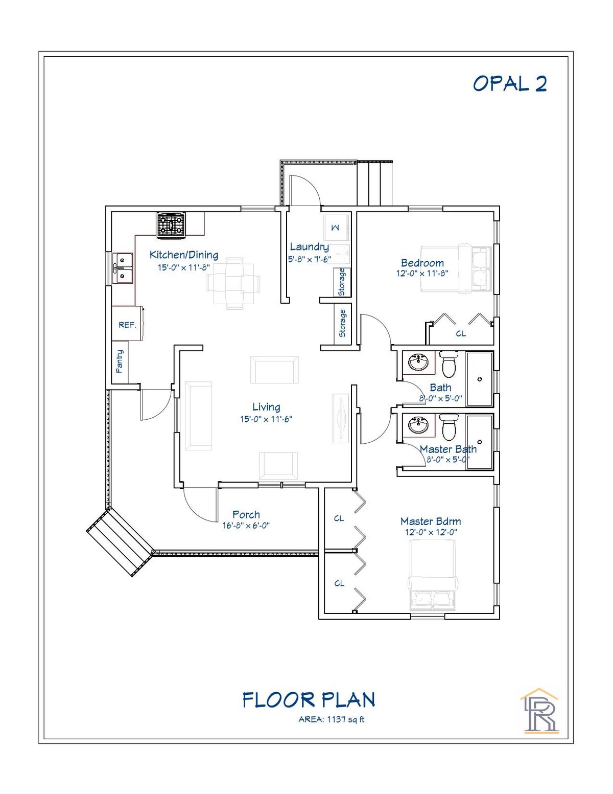 Opal 2 floor plan