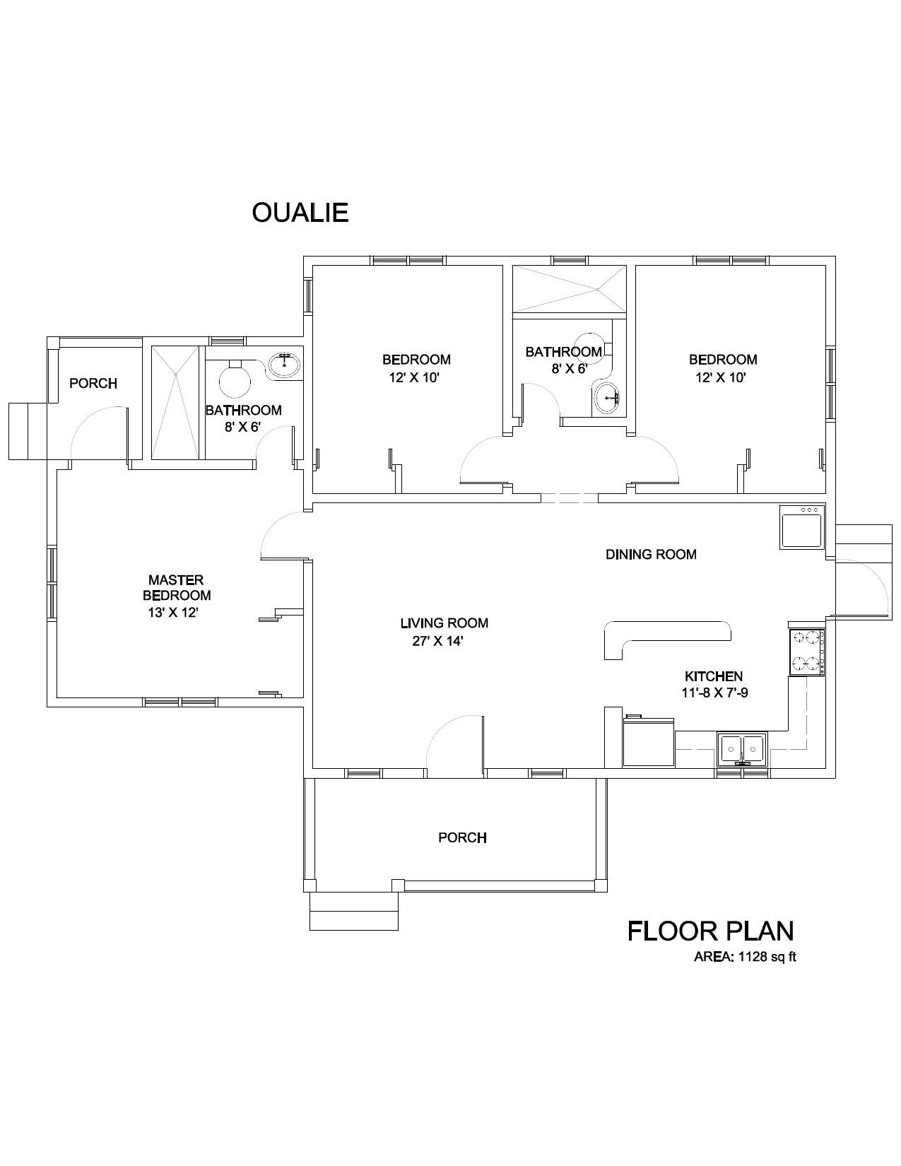Oualie floor plan