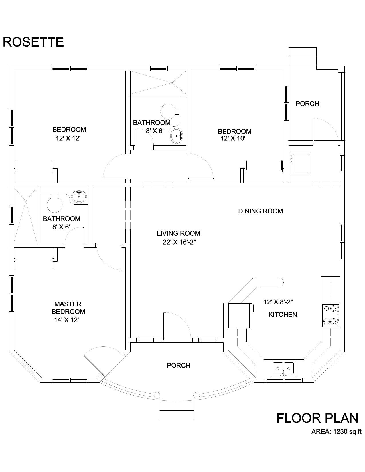 Rosette floor plan