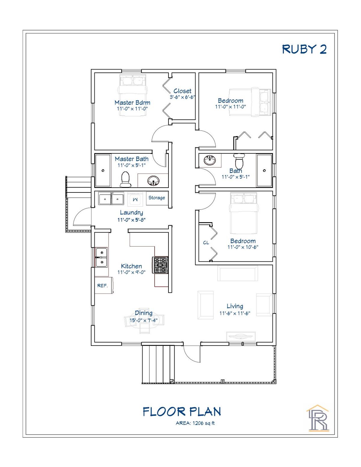 Ruby 2 floor plan