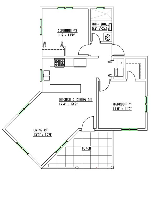 Sun Flower floor plan