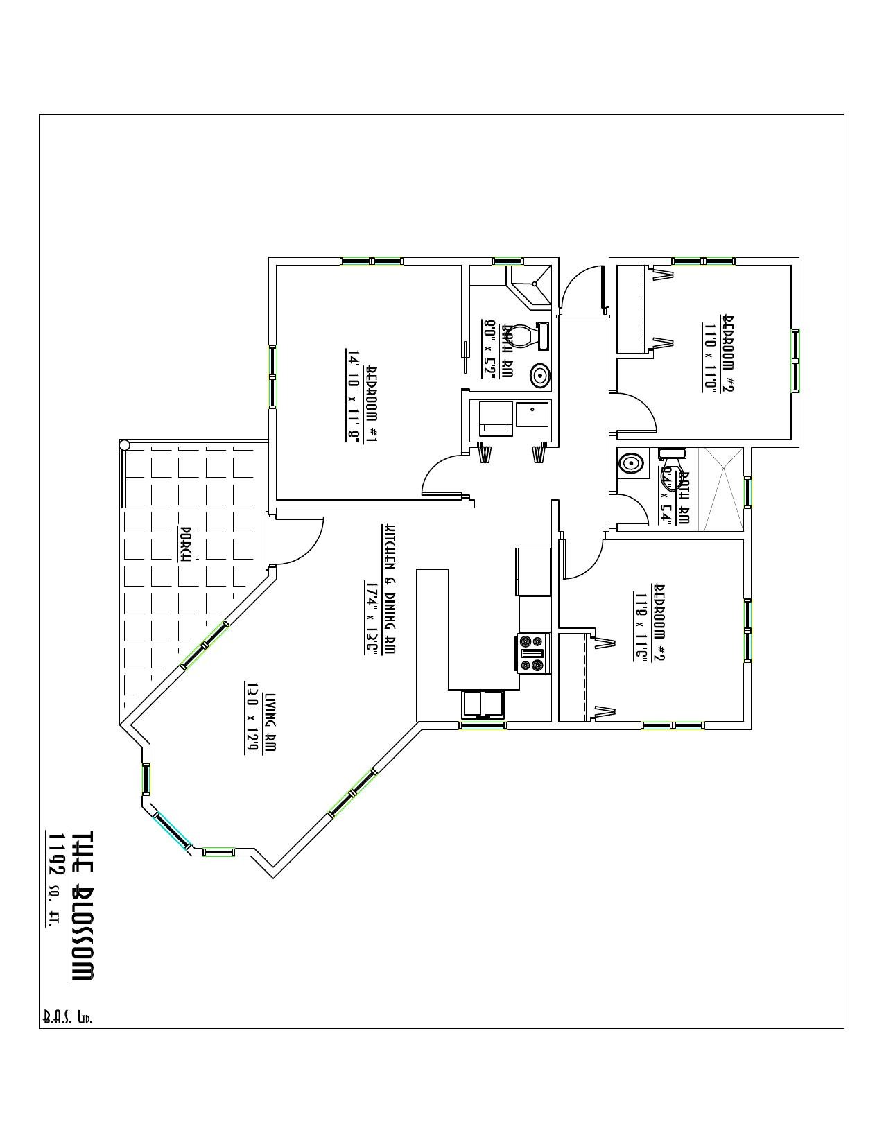 The Blossom floor plan