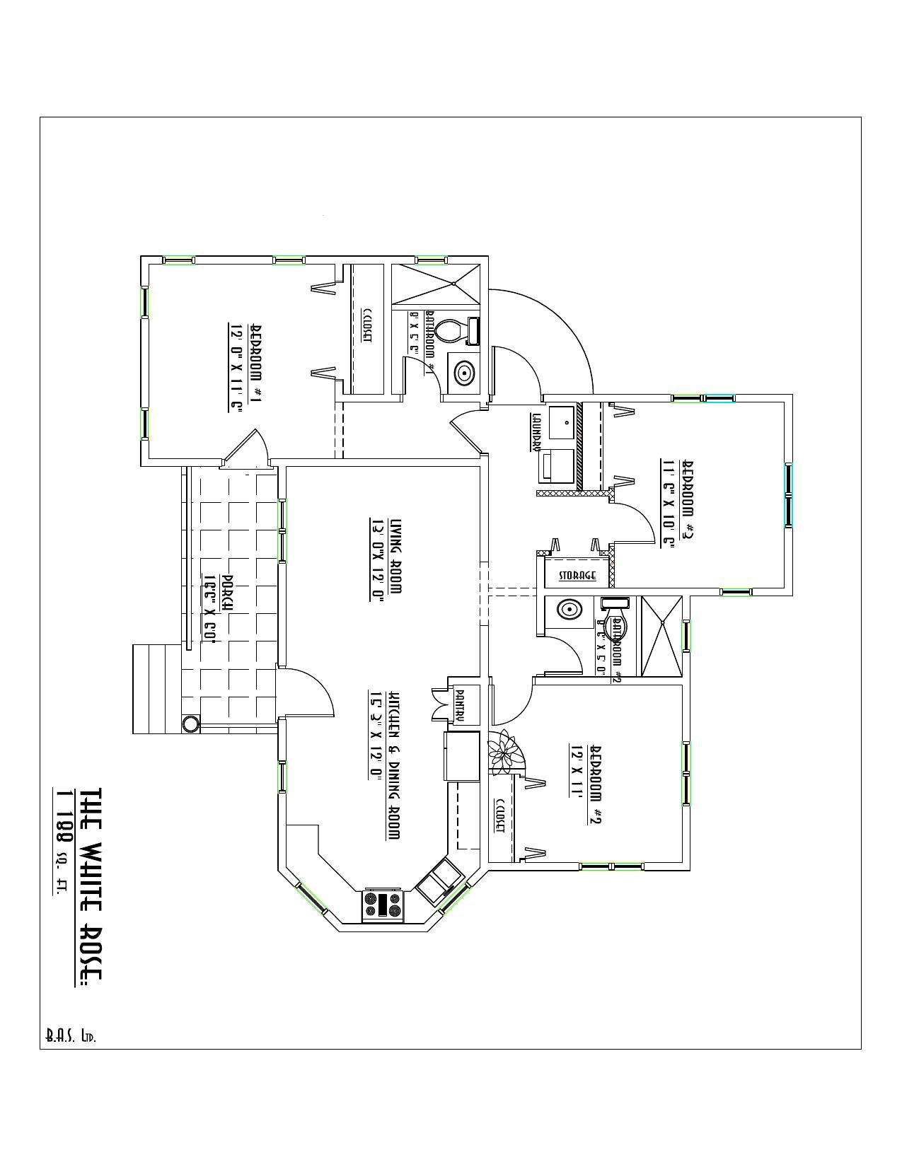 The White Rose floor plan