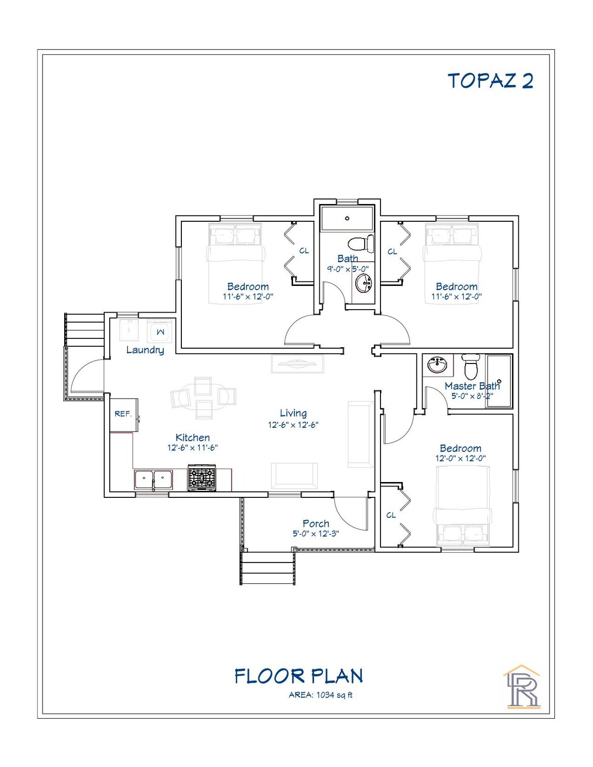 Topaz 2 floor plan