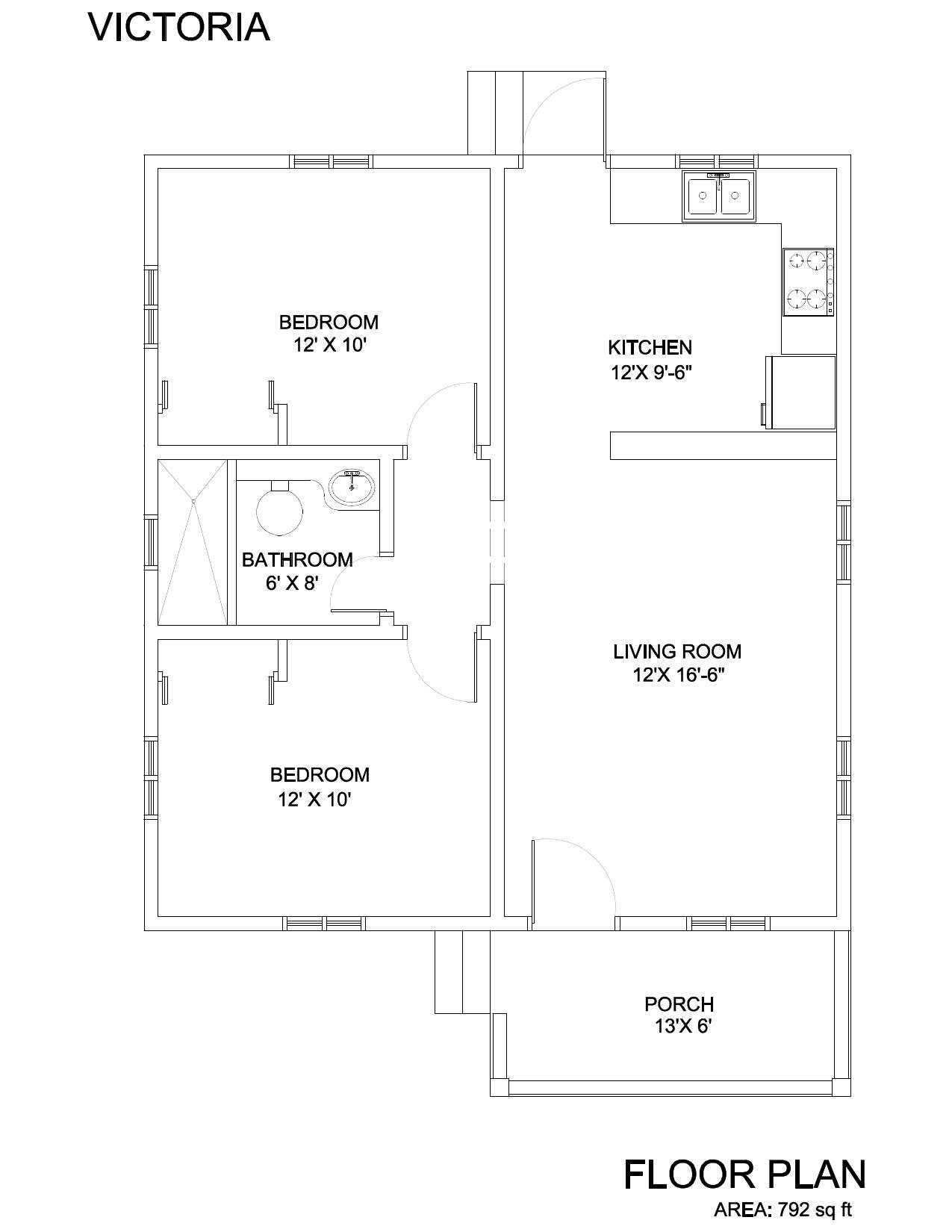 Victoria floor plan